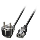 Cablu alimentare schuko Lindy IEC C13, 2m, negru Technical