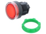Comutator de apăsare 22mm roșu IP20