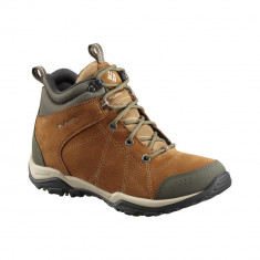 Bocanci Femei Trekking Piele impermeabili Columbia Fire Venture Mid Suede Waterproof Waterproof foto