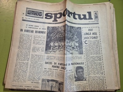 ziarul sportul 21 martie 1968 - fotbal,tir,volei foto