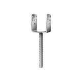 Papuc reazem, tip U cu picior pentru lemn, 121x100x60x4mm, 16x200mm, J-CSB-121, Venus DSh, 163074