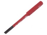 Tija izolată plată WIHA 3,5x0,6mm, 75mm, max. 2,5Nm - pentru șurubelnițe