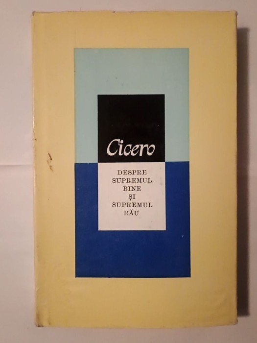 Cicero - Despre supremul bine și supremul rău (1983)