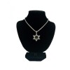 Bust Expunere Bijuterii Catifea Neagra 20cm Time Veranda, Suport Elegant Coliere, Lantisoare
