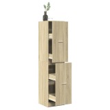 vidaXL Dulap de farmacie, stejar sonoma, 40x41x174,5 cm lemn prelucrat 3309647