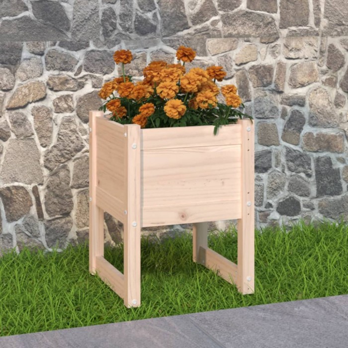 vidaXL Jardinieră, 40x40x52,5 cm, lemn masiv de pin 822107