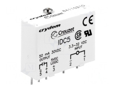 Releu semiconductor Ucom 5-28VDC 50mA max 60VDC IDC5 foto