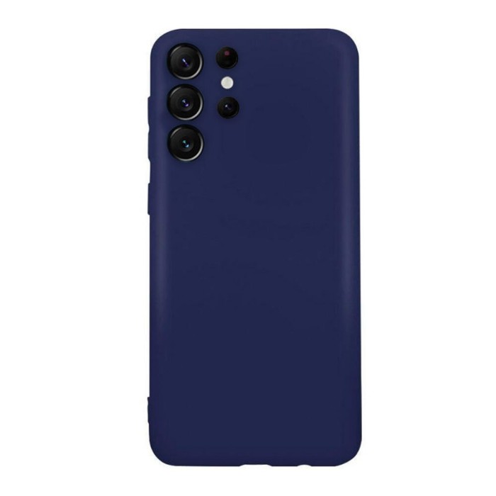 Husa protectie compatibila cu samsung galaxy s23 ultra, slim, htpmag, camera superprotect, interior din microfibra, albastru 32.422