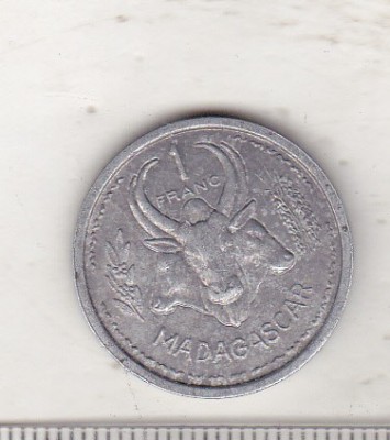 bnk mnd Madagascar 1 franc 1948 , colonie foto