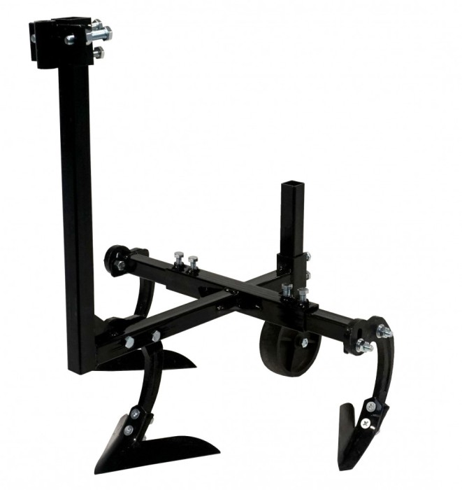 ProGARDEN PRO-PRS20-45 prasitoare cu roata limitatoare adancime pentru motocultor, 20cm distanta intre randuri, tija 45cm ProAdvanced PowerfulTools