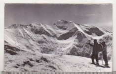 bnk cp Spre crestele de sud-est ale masivului Fagaras - Vedere - circulata foto