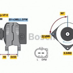 Generator / Alternator SEAT ALHAMBRA (7V8, 7V9) (1996 - 2010) BOSCH 0 986 048 530