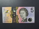 AUSTRALIA 5 DOLARI 2016 UNC