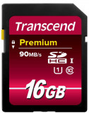 Card de memorie Transcend SDHC, 16GB, Clasa 10, UHS-I