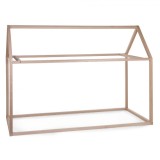 Cadru pat casuta Childhome 90x200 cm Lemn Natural