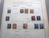 Lot 7 timbre clasice Indiile Olandeze (Nederlandsch-Indi&euml;) 1869&ndash;1887, ștampilate -A42