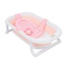 Cadita Pliabila Bebe U-Grow Roz cu Termometru si Reductor Detasabil, 78cm