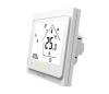 Termostat Wi-Fi pentru cazan centrala gaz, 6 programe zilnice, control prin aplicatie Smart Life, compatibil Alexa si Google Home, alb