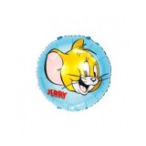 Balon folie rotund bleu Jerry 45 cm