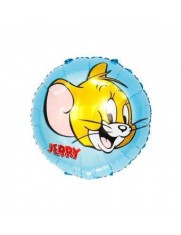 Balon folie rotund bleu Jerry 45 cm foto