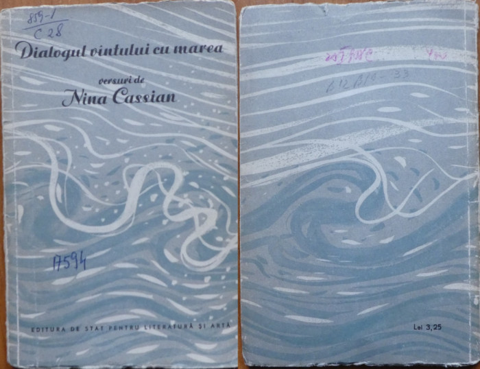 Nina Cassian, Dialogul vantului cu marea; Motive bulgare, 1967, editia 1