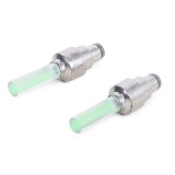 Cumpara ieftin Set lumini LED pentru ventil, cu senzor de miscare, lumina verde , compatibil universal pentru masini si biciclete, impermeabil, carcasa metalica