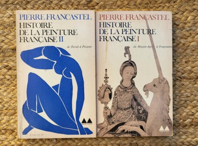 HISTOIRE DE LA PEINTURE FRANCAISE-Pierre Francastel ( 2 volume ) foto