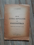 De la Codul Napoleon la Volksgesetzbuch - Al. Vallimarescu