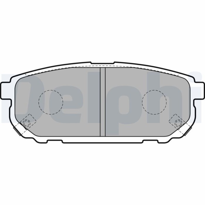 DELPHI LP1850 set placute frana,frana disc