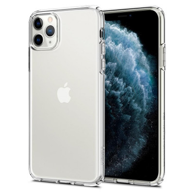 Husa Spigen Cristal Lichid pentru Apple iPhone 11 Pro Transparent foto