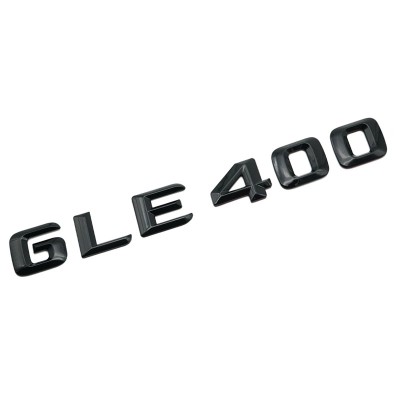 Emblema GLE 400 Negru, pentru spate portbagaj Mercedes foto
