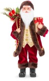 Figurina decorativa Mos Craciun cu cadouri, 60 cm, MagicHome