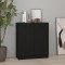 Gossi servanta, negru, 60x30x70 cm, lemn prelucrat