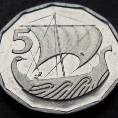 Moneda 5 MILLS - CIPRU, anul 1982 * cod 3072 A = A.UNC