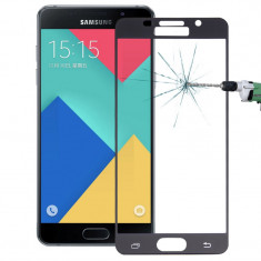 Folie Protectie ecran antisoc Samsung Galaxy A5 (2016) A510 Tempered Glass Full Face neagra