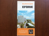 Pliant eforie litoral rumanien romania RSR turistic reclama turism in ib germana