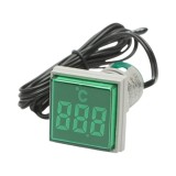 Indicator digital temperatura cu sonda LED verde 220V/380V AC &Oslash; 22mm Breckner Germany