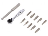 Set Capete Șurubelniță 12 Bucăți Phillips Torx Imbus