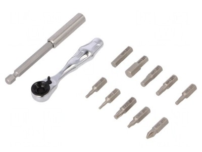 Set Capete Șurubelniță 12 Bucăți Phillips Torx Imbus foto