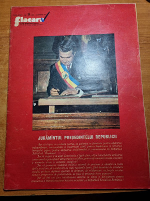 revista flacara 22 martie 1975-articol despre loc.adamclisi si orasul calarasi foto