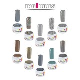 10 bucăți Gel UV colorat - Gri, INGINAILS