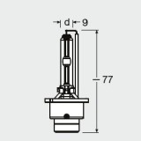 Bec Xenon 42v D4s 4150 K Xenarc Original Osram Ams-osram 66440