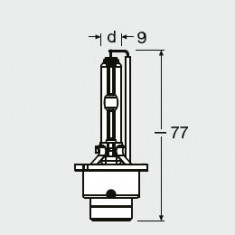 BEC XENON 42V D4S 4150 K XENARC ORIGINAL OSRAM