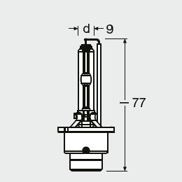 Bec Xenon 42v D4s 4150 K Xenarc Original Osram Ams-osram 66440 foto