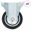 Gossi roti fixe, 8 buc., 75 mm