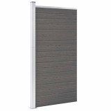 Cumpara ieftin Panou de gard, gri, 95x186 cm, WPC