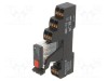 Releu interfață DPDT WEIDM&Uuml;LLER DRI 230V AC 5A pentru șină DIN