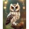 Sticker decorativ, Bufnita, Maro, 85 cm, 6425ST
