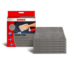 Set Lavete Microfibra Sonax Coating Towel, 40 x 40cm, 6 buc