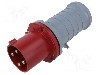 Conector alimentare AC, IEC 60309, IP44, 63A, 460V, 4 pini, AMPHENOL - 2CMA166758R1000